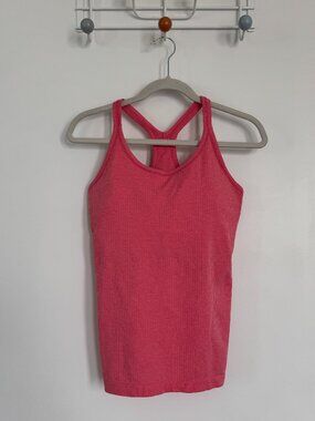 lululemon ebb to street tank top light support size 10